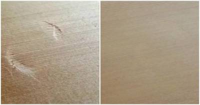 Как быстро убрать с деревянной поверхности вмятины: хитрость от опытных плотников