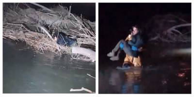 Украинку унесло течение: влюбленная пара провела неудачное свидание возле водоема, кадры
