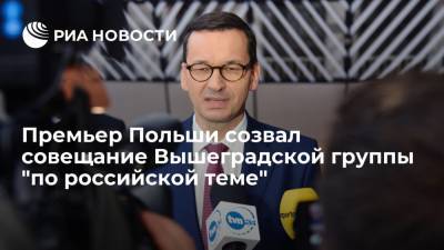 Премьер Польши созвал совещание Вышеградской группы "по российской теме"