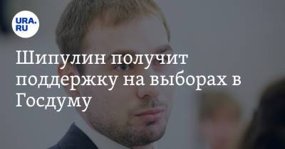 Шипулин получит поддержку на выборах в Госдуму
