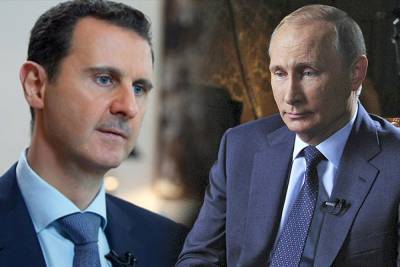 Президент Сирии позвонил Владимиру Путину