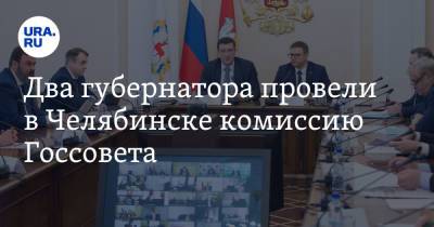 Два губернатора провели в Челябинске комиссию Госсовета