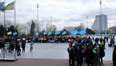 В Николаеве бизнесмены протестуют против локдауна - lenta.ua - Николаев