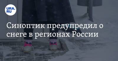 Синоптик предупредил о снеге в регионах России