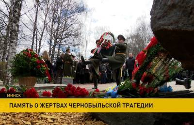 Память ликвидаторов последствий аварии на ЧАЭС почтили в Минске