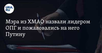 Владимир Путин - Мэра из ХМАО назвали лидером ОПГ и пожаловались на него Путину - ura.news - Югра - район Кондинский