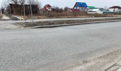В Тобольске на дороге образовались неровности даже после ремонта за 115 млн рублей
