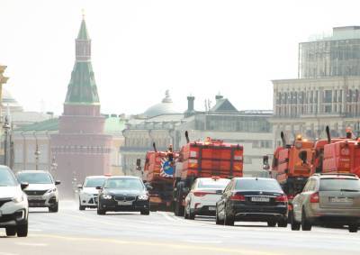 Движение в центре Москвы перекроют 27 апреля из-за подготовки к параду Победы
