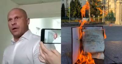 "Мне стыдно": ученый сжег свой диплом из-за диссертации Кивы (фото)