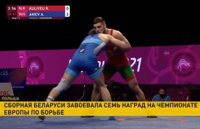 Белорусские борцы греко-римского стиля завоевали восемь медалей на Чемпионата Европы в Варшаве