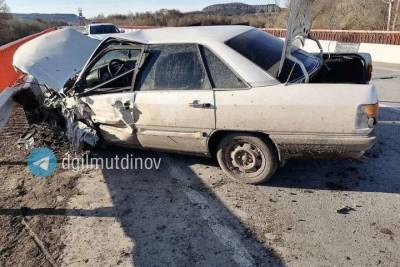 В Башкирии столкнулись две иномарки – один водитель госпитализирован