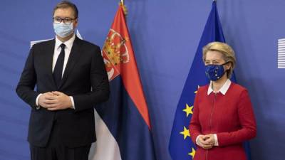 В Брюсселе Вучичу пообещали ускорить процесс вступления Сербии в...