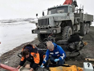 В Воркутинском районе эвакуировали пострадавшего в ДТП водителя снегохода