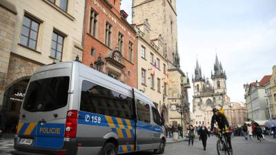 В Праге из здания МВД после сообщения об угрозе взрыва начата эвакуация