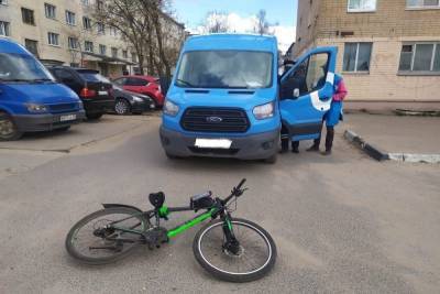 Маленького велосипедиста сбили на тротуаре в Твери