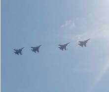 Репетиция Парада Победы в Ростовской области: в небо поднялись 45 экипажей армии ВВС и ПВО