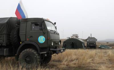 Машина с российскими миротворцами подорвалась на мине в Нагорном Карабахе