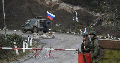 В Нагорном Карабахе на мине подорвались российские военные