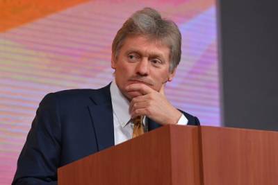Песков: Путин не может обсуждать с Зеленским урегулирование конфликта в Донбассе