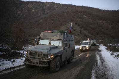 Российские миротворцы подорвались в Карабахе