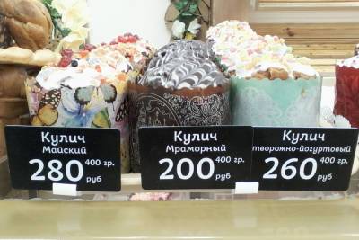Стоимость пасхальных куличей в магазинах Саратова достигает 600 рублей за кг