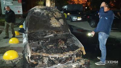 За поджог авто Схем в Броварах будут судить киевлянина: фото