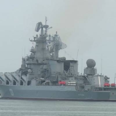 Ракетный крейсер "Москва" проведет стрельбы в Черном море