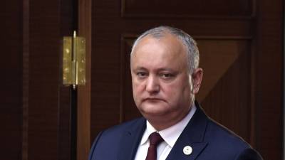Додон заявил о риске безвластия в случае роспуска парламента Молдавии