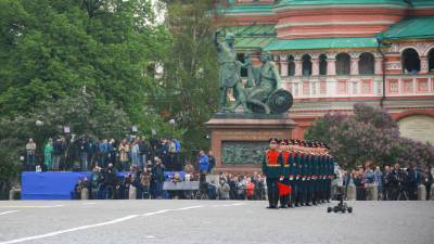 На Красной площади прошла репетиция парада Победы