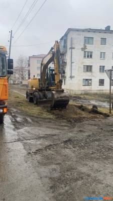 На Северной в Чехове обустраивают тротуар