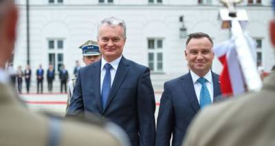 Г. Науседа посетит Варашву, в Вильнюс прибудет премьер Польши