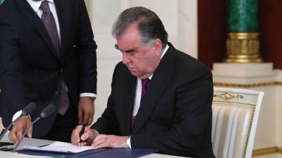 Распоряжения Президента Республики Таджикистан Эмомали Рахмона