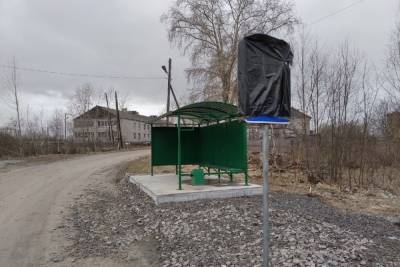 В Сегеже установили автобусную остановку там, где не ездят автобусы - karel.mk.ru - Сегежа