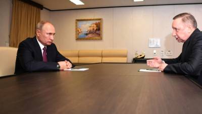 Беглов сообщил Путину о мерах борьбы с коронавирусом в Петербурге