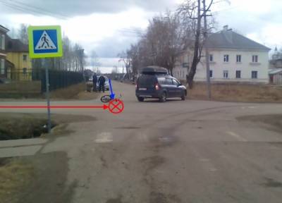 В Усть-Вымском районе сбили велосипедиста