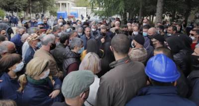 Забастовка на "Руставском азоте": день второй
