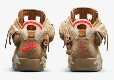 Нові кросівки Тревіса Скотта і Nike – Jordan 6 British Khaki – надійдуть у продаж цього тижня
