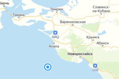 В Чёрном море у берегов Анапы произошло новое землетрясение