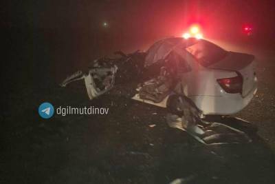 В Башкирии водитель легковушки влетел под колеса грузовика