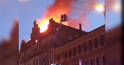 Під час пожежі в центрі Риги загинули вісім осіб