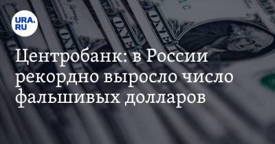 Центробанк: в России рекордно выросло число фальшивых долларов