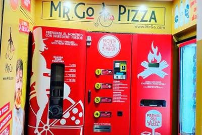 Автомат по приготовлению пиццы появился в Италии
