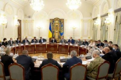 В СНБО хотят ввести санкции против 5 народных депутатов