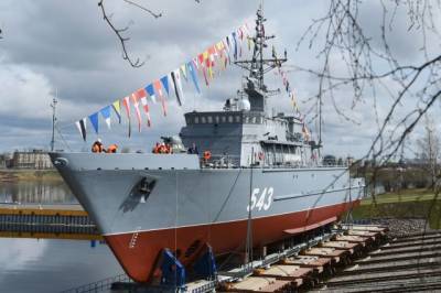 В Санкт-Петербурге спустили на воду новый корабль «Петр Ильичев»