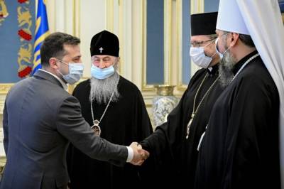 Обсудили Пасху и Донбасс: Зеленский встретился с церковными лидерами