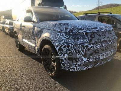 Начались испытания нового Range Rover Sport