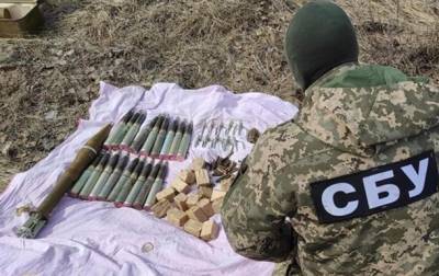 На Луганщине СБУ обнаружила тайники с оружием