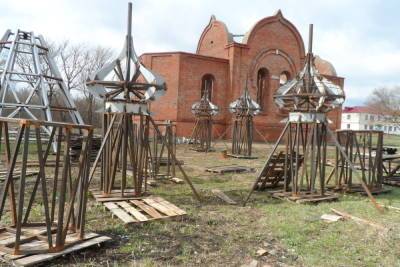 В Пичаевском районе возобновили строительство храма Иверской Божией Матери