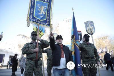 В Києві влаштували марш на честь річниці створення СС «Галичина»: фото, відео