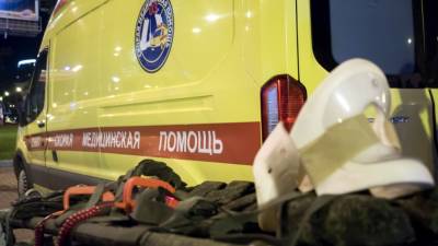 Карета скорой помощи с пациенткой перевернулась в Новой Москве